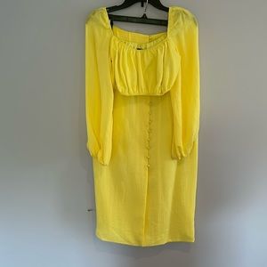 Kourt crop top and skirt set